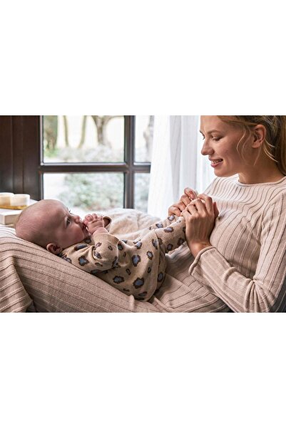 MAYORAL Baby Girl Leopard Knitwear Set Beige 2732