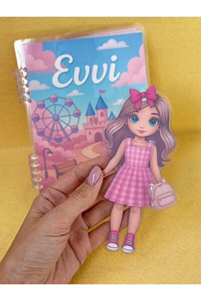 bu bir test markasıdır 🎀 Evvi Giydirme Kitabı – Cırt Cırtlı Oyun Kitabı