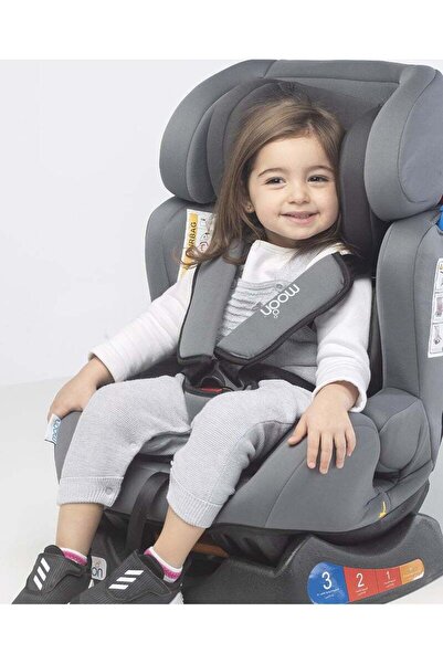 Moon Sumo Car Seat – Group 0/1/2 Convertible, Reclining, Ages 0–6 Years – Grey