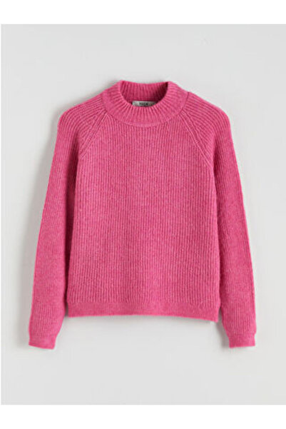 LC Waikiki Xsidebeige Half Turtleneck Women's Knit Sweater