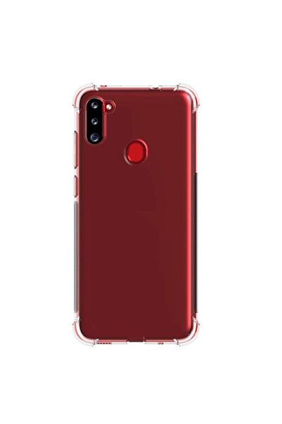 Doty Husă compatibilă cu Samsung A11, transparentă, rezistentă la șocuri cu perne de aer