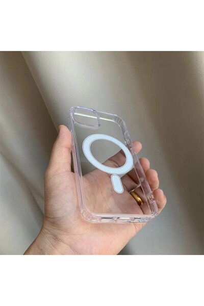 Flippy MagSafe Silicone Acryl Case for iPhone 14 Pro, Flippy, Transparent Blister Packaging