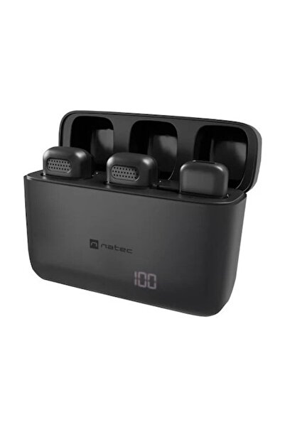 Natec Microfon wireless Hopper Lavalier USB C, 2 buc.