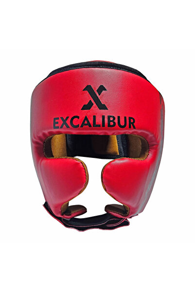 Excalibur Classic Boxing Training Helmet Red XL
