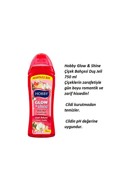 Hobby Special Shampoo for Thick Hair and Glowe Shine Flower Garden Shower Gel