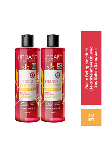 Urban Care Hibiscus & Shea Butter Kıvırcık ve Dalgalı Saçlara Özel Şampuan Se...