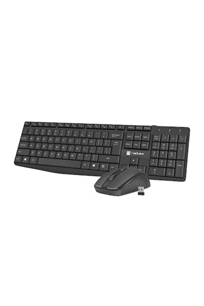 Natec Set tastatură și mouse wireless, Natec, negru