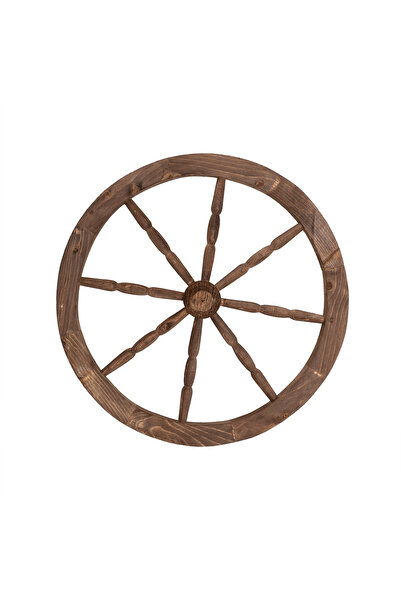 Z-Tools Roată decorativă din lemn, diametru 59 cm, maro / EXT 10231