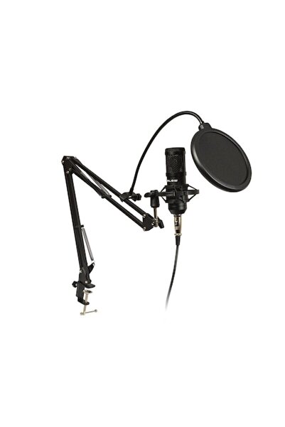 Blow Microfon de studio cu stativ - Negru