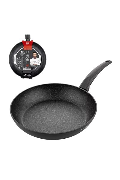 Florentyna Aluminum frying pan, non-stick coating, marbled, 28 cm, black, Bon...