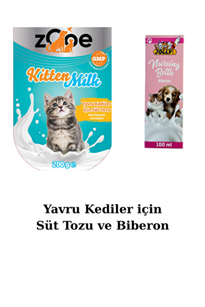 chittoshop Yavru Kedi Süt Tozu ve Biberon Seti – Sağlıklı Beslenme İçin Tam Destek!