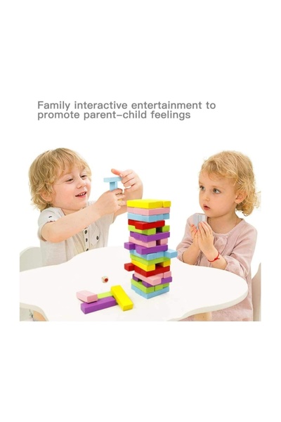 WePlay مجموعة مكعبات بناء خشبية مكونة من 54 قطعة SG_TOG-ARC_B07TSXMRWK_IN_1 54 أكبر من3 سنوات