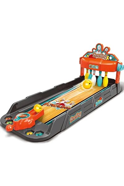 Toy Διαδραστικό παιχνίδι μπόουλινγκ για παιδιά, με στίβο και χρωματιστές μπάλ...