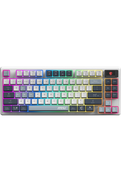 MSI Tastatură mecanică Forge GK600 TKL, 20 de moduri de iluminare, 83 de tast...
