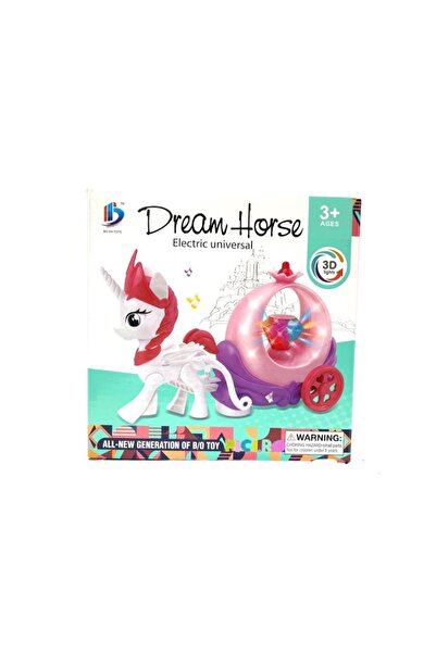 Toy Dream Horse Interactive cu cărucior luminos
