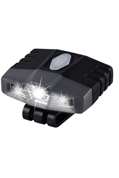 Choice1 مصباح رأس صغير أسود فائق السطوع قابل لإعادة الشحن من Cree LED بمشبك ع...