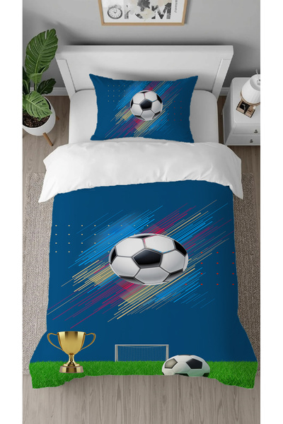 GREENDECOR Football Field Ball Champion Patterned Digital Printed Special Des...