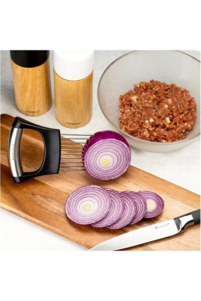 Kinghoff Suport pentru tocat ceapa, legume, otel 9,5x14 cm,