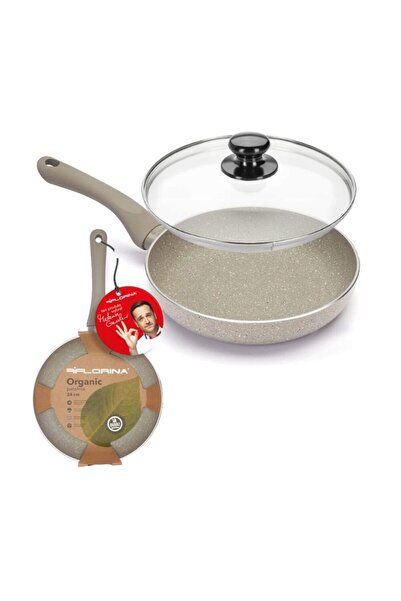 Florentyna Tigaie din aluminiu cu invelis antiaderent, 24 cm, gri, Sandy Florina