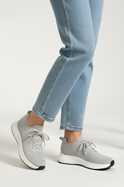 GREASE Gray Breathable Women's Hiking and Running Shoes Casual Shoes