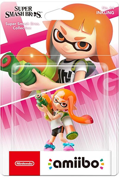 Nintendo amiibo super smash bros INKLING NO 64