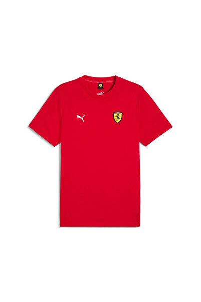 Puma Mens Scuderia Ferrari Race Colour Shield T-shirt - Red