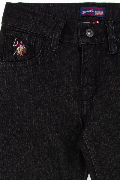 U.S. Polo Assn. Boy's Black Jean Pants 50316676-Dn0027