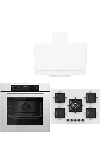 Ferre ICON PLUS 75 SERİSİ 3LÜ CAM ANKASTRE SET (QBL63CB-SS036-D017)