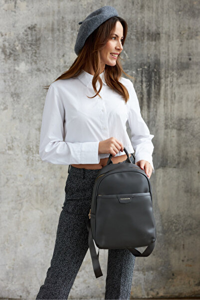 Other Spacious women's backpack made of -leather - Peterson