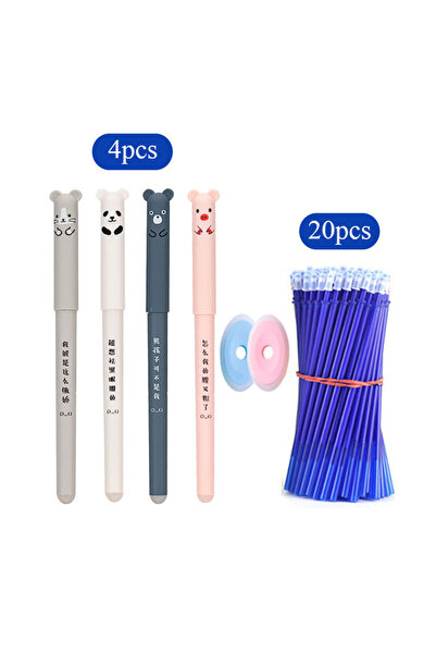 Choice Blue 26PCS Set 26 PCS Kawaii Erasable gel pens 0.38 mm Cute Stationery...