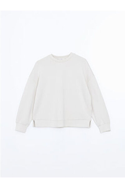 LC Waikiki سترة نسائية من artı-store بياقة دائرية وأكمام طويلة. مصنوع من قماش...