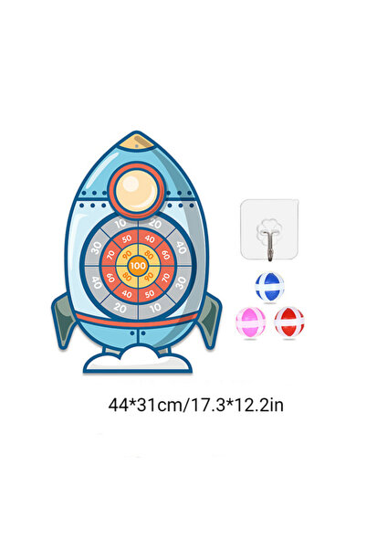 Choice لعبة روكيت 3 كرات رياضية من مونتيسوري، كرة لاصقة، لوحة رمي السهام، لعب...
