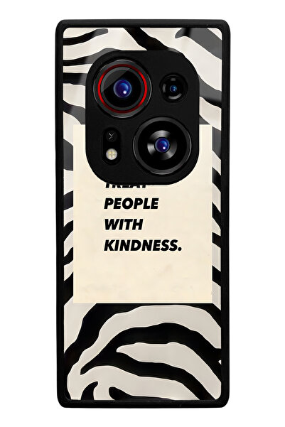 Spoyi Tecno Phantom X2 Pro Compatible Zebra Motto Design Glossy Phone Case