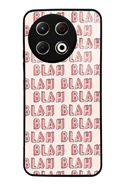 Spoyi Tecno Spark 30 Pro Compatible Blah Blah Design Glossy Phone Case