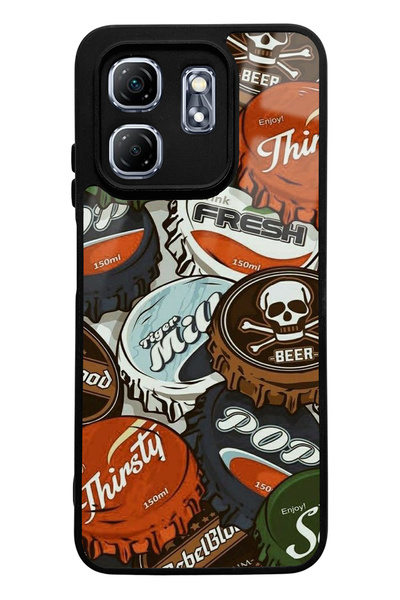 Spoyi Infinix Hot 50I Glossy Phone Case with Soda Cap Design Is Compatible