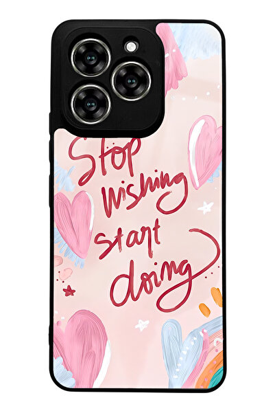 Spoyi Reeder S919 Pink Motto Design Glossy Phone Compatible Case