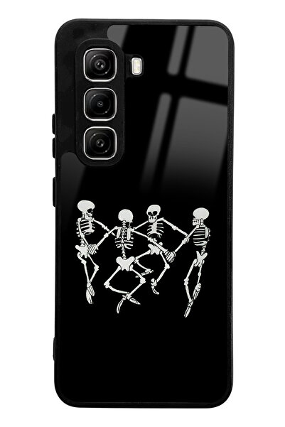 Spoyi Infinix Hot 50 Pro Dancer Skeleton Design Glossy Phone Case