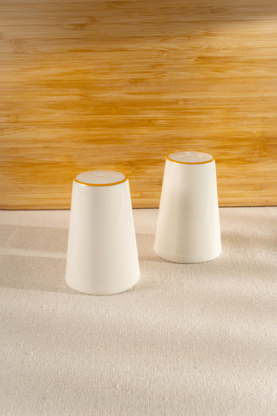 Fecra Ivory Tuzluk ve Biberlik Altın Yaldızlı