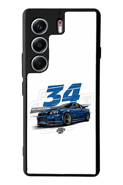 Spoyi Tecno Camon 40 Pro Compatible Skyline Design Glossy Phone Case