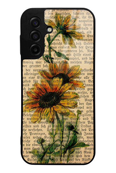 Spoyi A17 Sunflower Design Glossy Phone Case Compatible