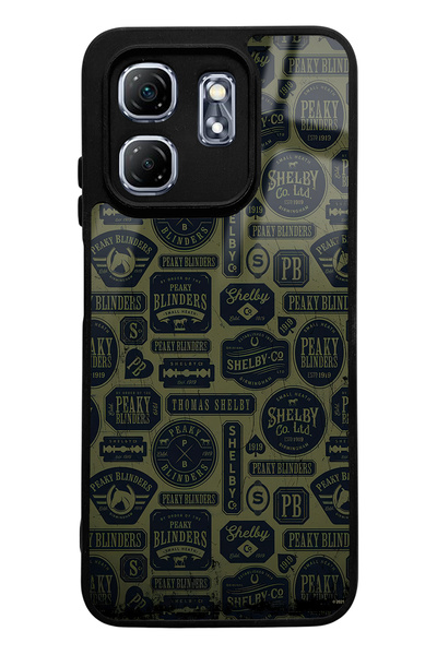 Spoyi Infinix Hot 50I Compatible Peaky Blinders Wallpaper Design Glossy Phone Case