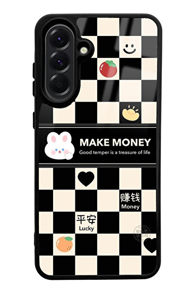 Spoyi Make Money Designed Glossy Phone Case Compatible with Samsung A56