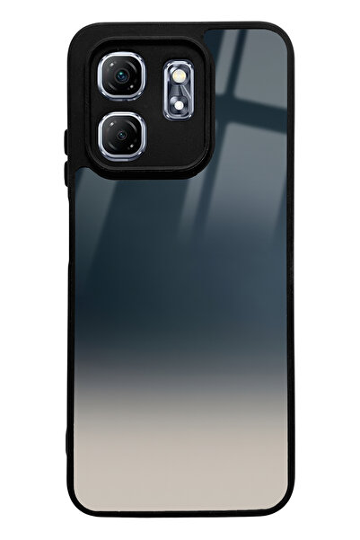 Spoyi Infinix Hot 50I Compatible Blue Gradient Design Glossy Phone Case