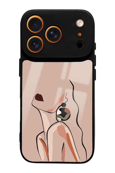 Spoyi Silhouette Design Glossy Phone Case Compatible with iPhone 17 Pro