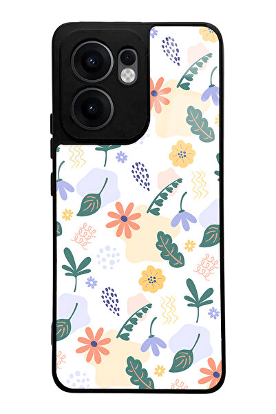 Spoyi Oppo Reno 13F Glossy Phone Case with Tiny Flowers Design