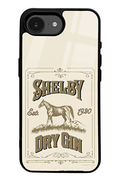 Spoyi iPhone 16E Compatible Peaky Blinders Shelby Dry Gin Design Glossy Phone Case