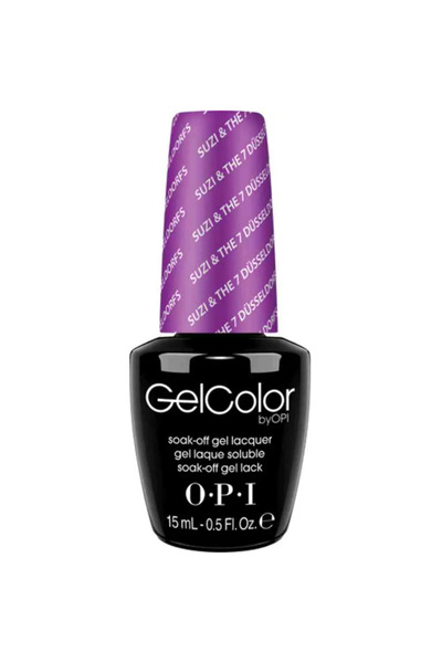 OPI Gel Color Top Coat Semi-Permanent Nail Polish Suzi & The 7 Dusseldorfs 15 ml *Tester