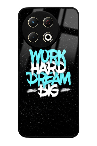 Spoyi Tecno Spark 30 Pro Space Motto Design Glossy Phone Case