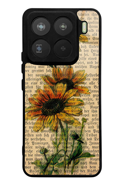 Spoyi Sunflower Design Glossy Phone Case Compatible with Xiaomi Mi 15 Pro