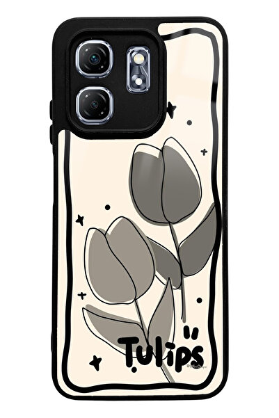 Spoyi Infinix Hot 50I Tulips Design Glossy Phone Case Compatible